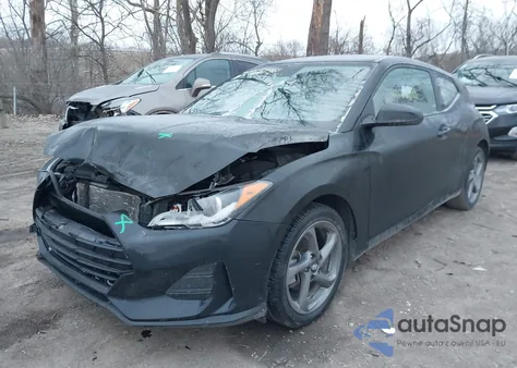 2020 Hyundai Veloster 2.0 from USA, damaged, VIN KMHTG6AF7LU030278